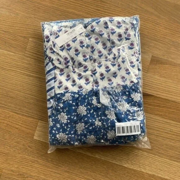 J.Crew Button-front maxi dress in mixed Print - Picture 5 of 9